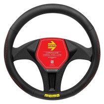 Housse pour volant Momo MOMLSWC018BRS Noir/Rouge Ø 36 cm