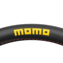 Housse pour volant Momo MOMLSWC0LAPBR Noir/Rouge Ø 38-39 cm