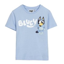 Kurzarm-T-Shirt für Kinder Bluey Hellblau