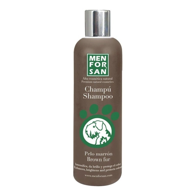 Shampoing pour animaux de compagnie Menforsan 300 ml Chien Cheveux marrons