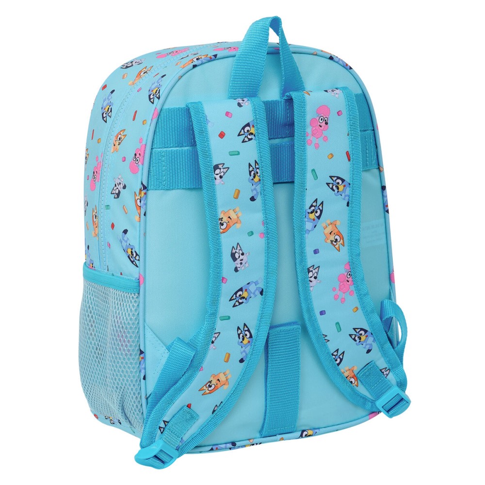 Cartable Bluey Bleu ciel 26 x 34 x 11 cm