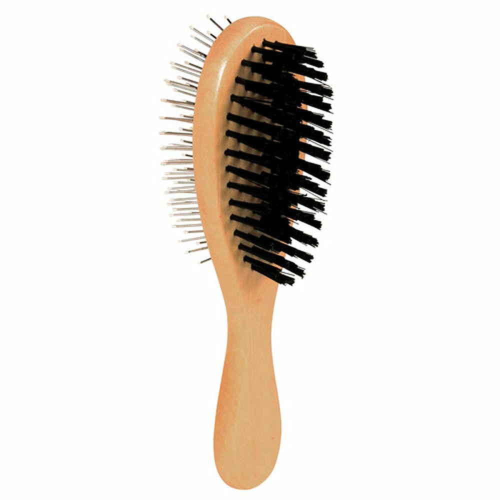 Brosse Trixie Marron Noir Chat Double