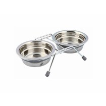 Dog Feeder Trixie Stainless steel 250 ml Double 2 x 250 ml