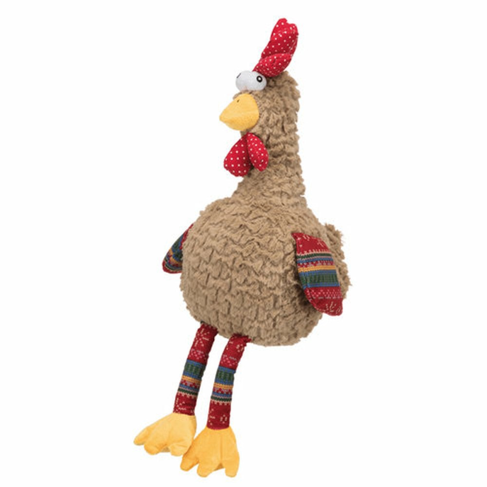 Soft toy for dogs Trixie Polyester Plush Paper Crunch Rooster 60 cm