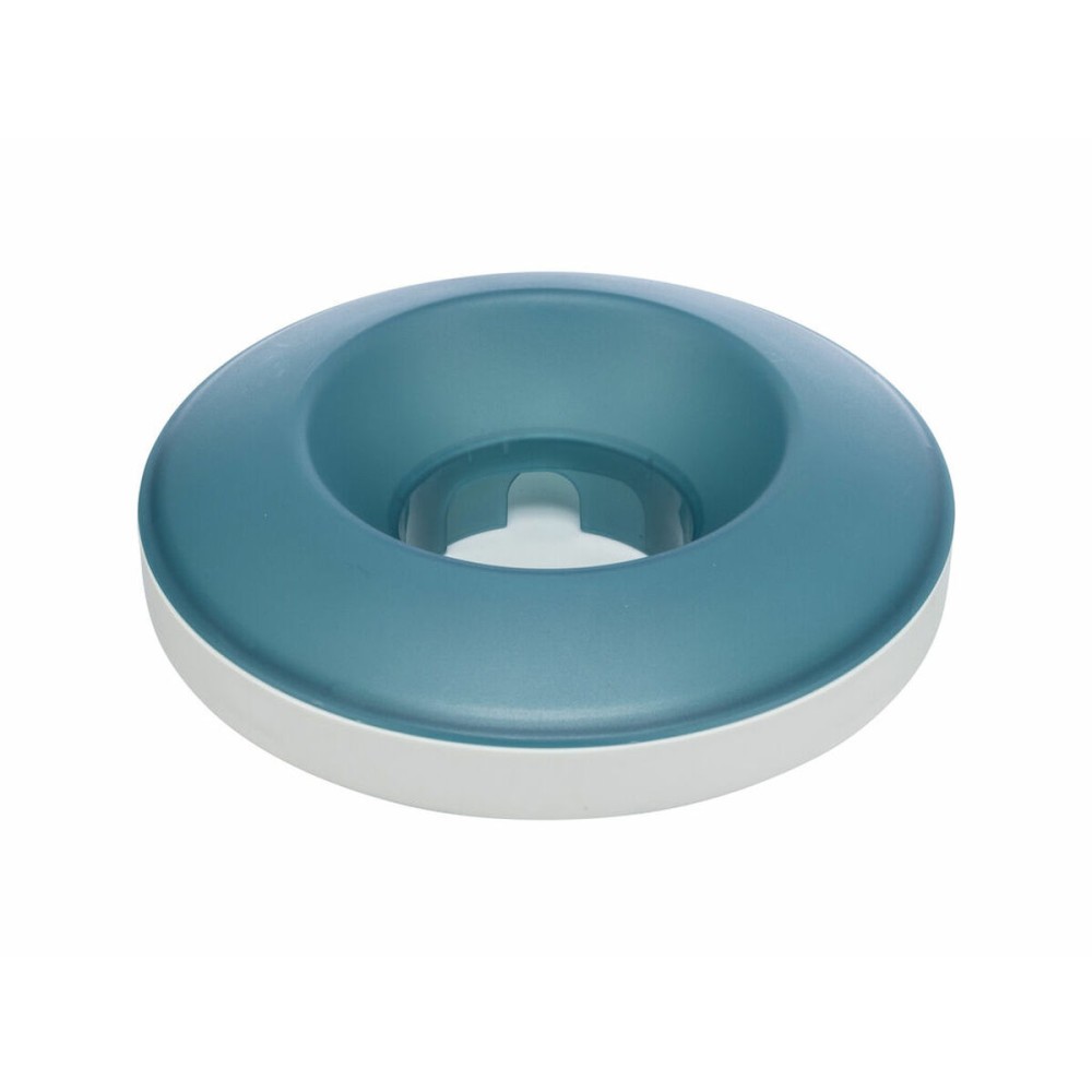 Dog Feeder Trixie Slow Feeding Blue Grey Natural rubber Plastic TPR Ø 23 cm 500 ml