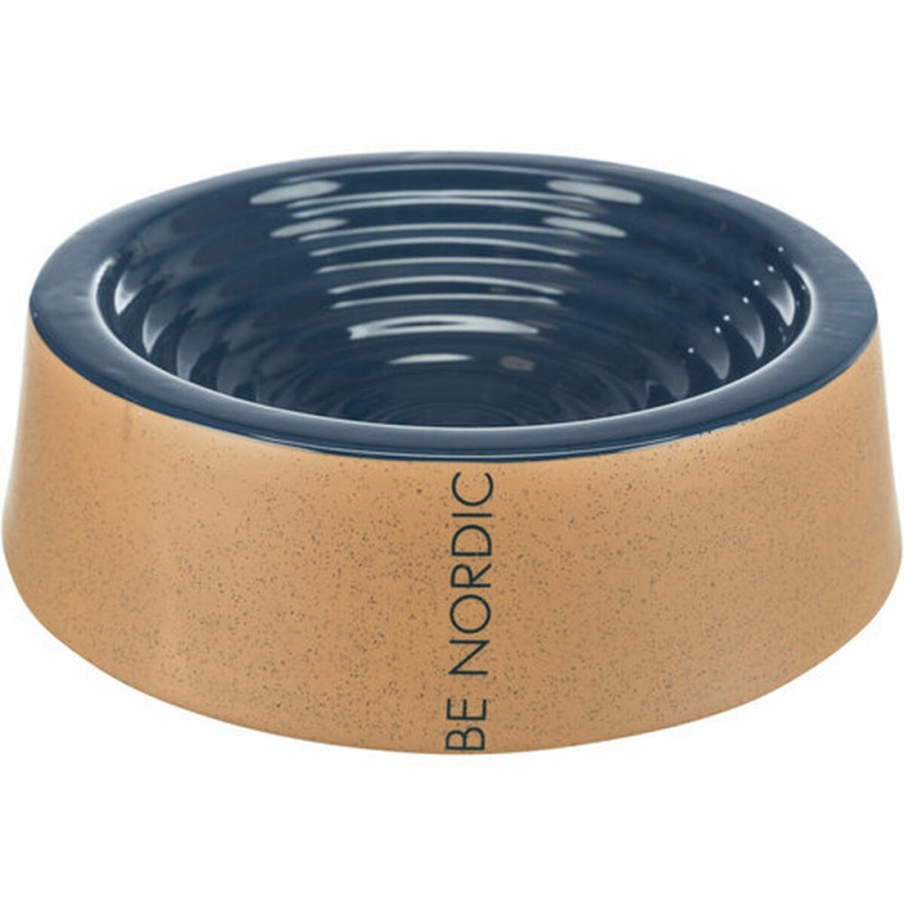 Dog Feeder Trixie BE NORDIC Beige Dark blue Ø 25 cm 800 ml