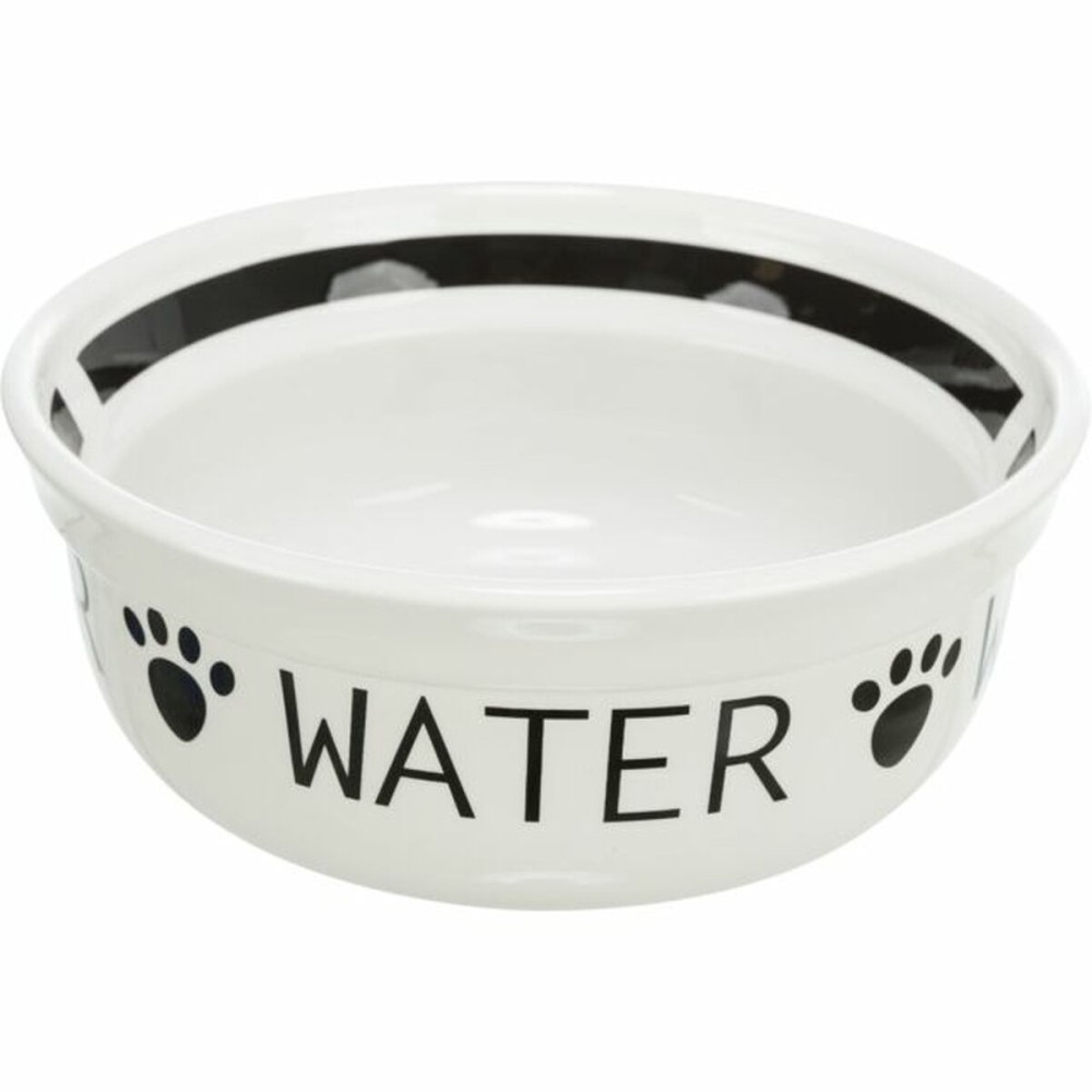 Pet feeding dish Trixie White Black 1,6 L