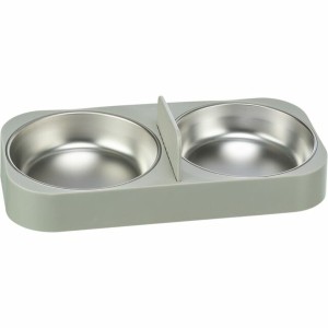 Pet feeding dish Trixie White Stainless steel Plastic 500 ml 32 x 5 x 16 cm