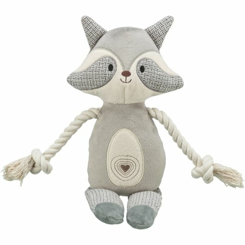 Soft toy for dogs Trixie 0036155 Polyester Plush Cotton Racoon 33 cm