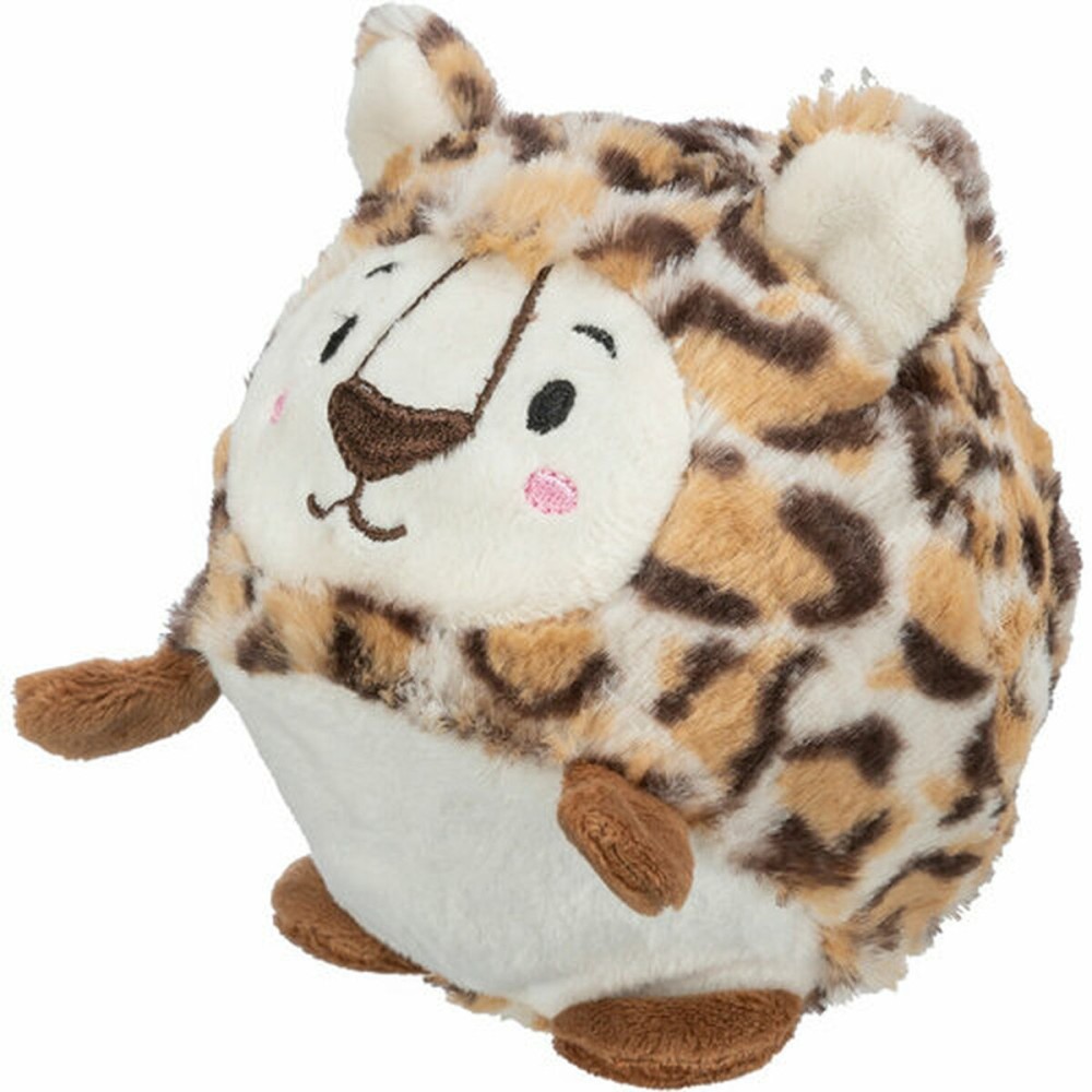 Kuscheltier für Hunde Trixie Polyester Plüsch Kautschuk Leopard 13 cm