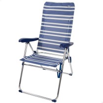 Gepolsterte Campingstuhl Aktive Mykonos 47 x 108 x 66 cm (4 Stück)