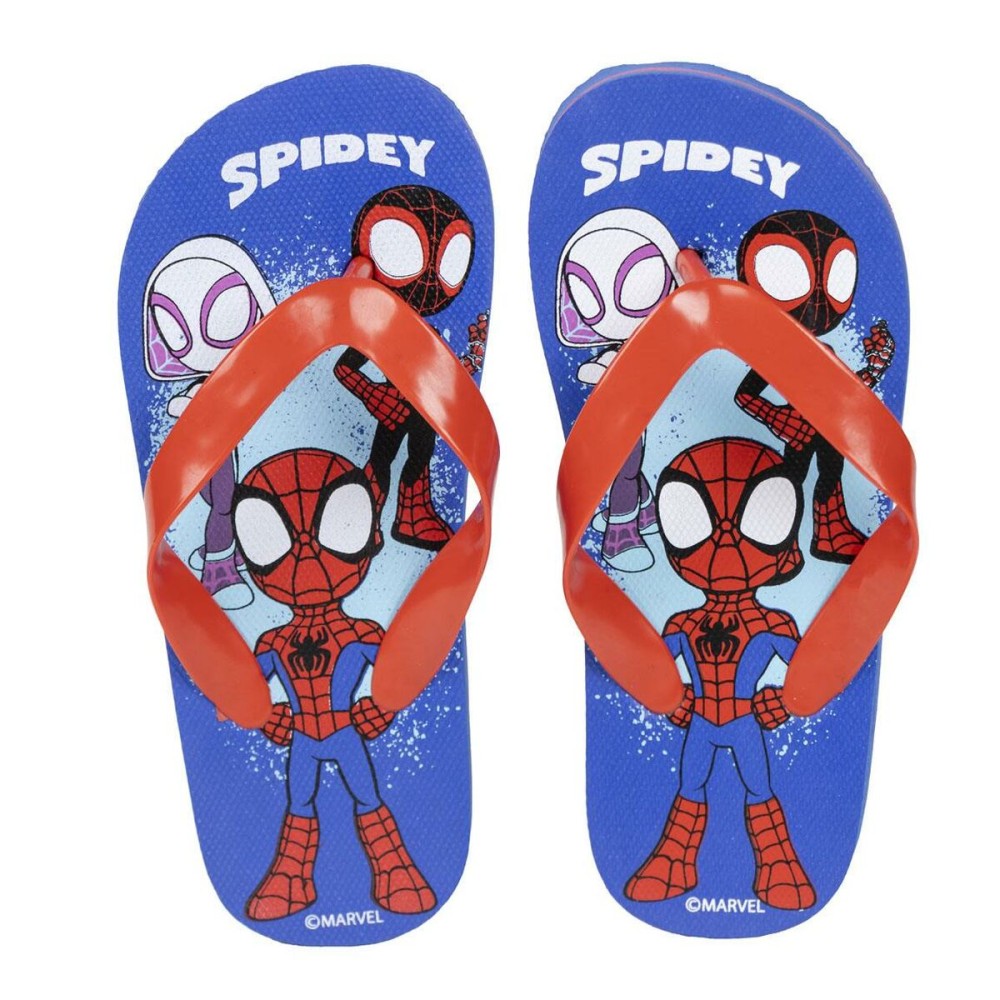 Flip Flops for Children Spidey Blue