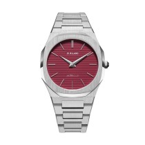 Herrenuhr D1 Milano ULTRA THIN BORDEAUX - RE-STYLE EDITION (Ø 40 mm)