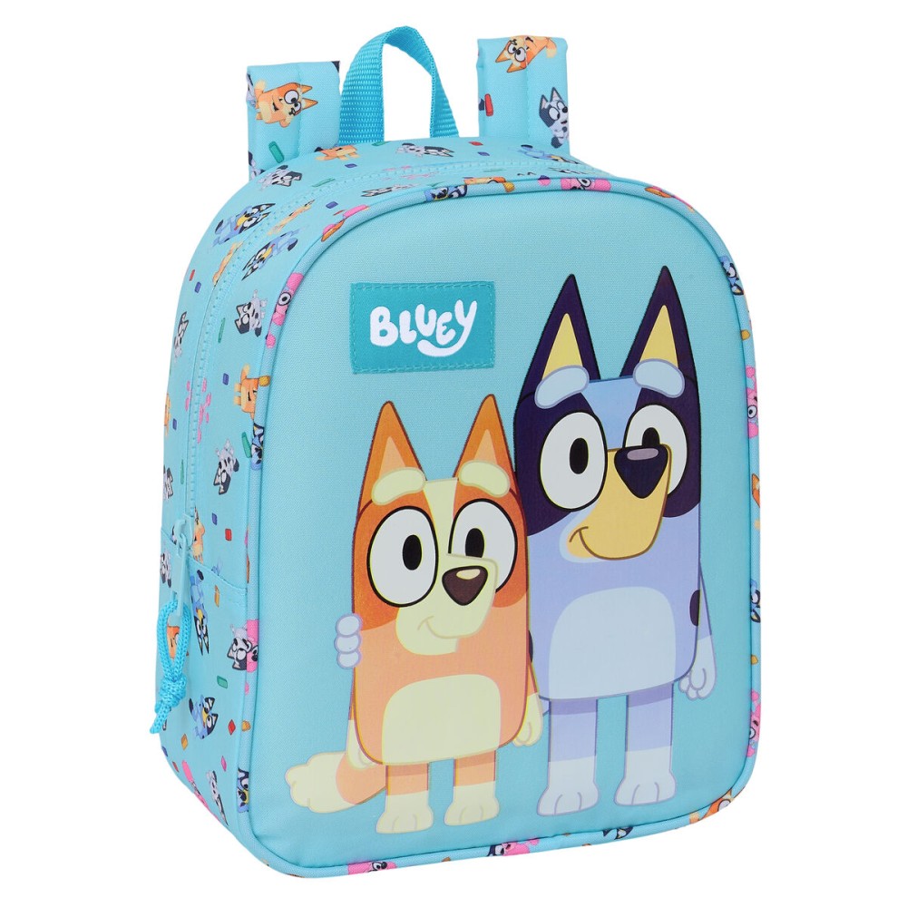 Schulrucksack Bluey Himmelsblau 22 x 27 x 10 cm