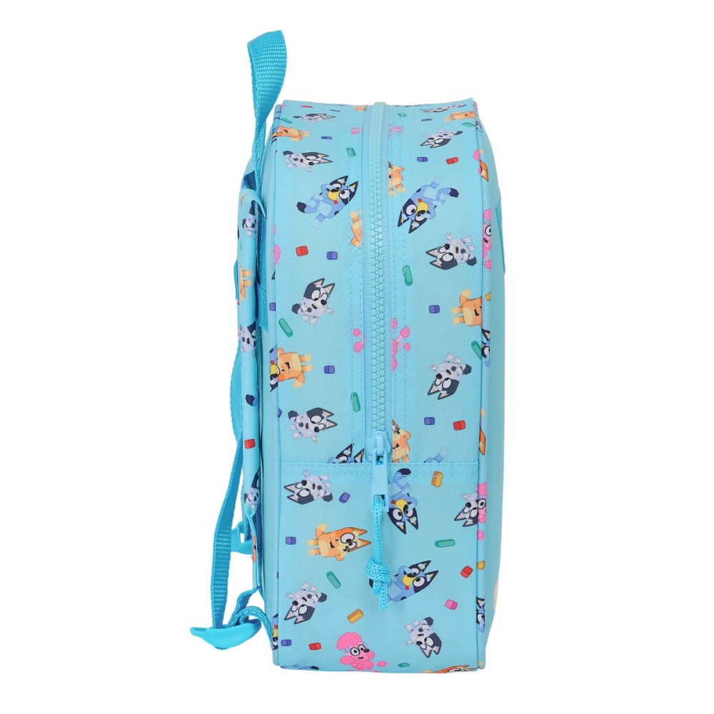 Schulrucksack Bluey Himmelsblau 22 x 27 x 10 cm