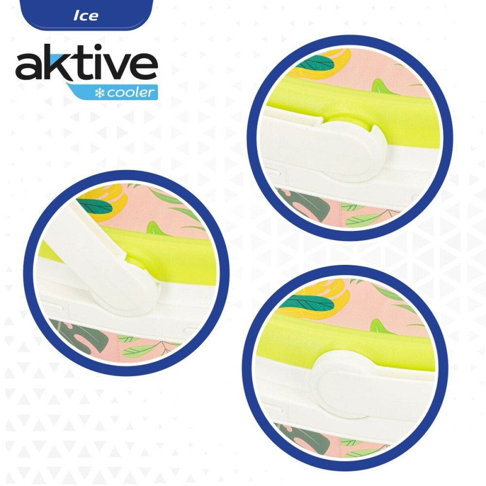 Set Ping Pong Aktive Summer tropical Plastique 6 L 29 x 20 x 19,5 cm (8 Unités)