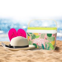 Tischtennis-Set Aktive Summer tropical Kunststoff 6 L 29 x 20 x 19,5 cm (8 Stück)