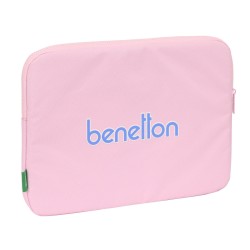 Housse d'ordinateur portable Benetton Pink Rose (34 x 25 x 2 cm)