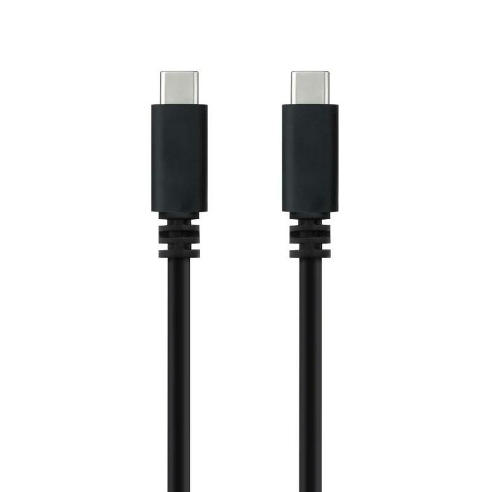 USB-C Cable NANOCABLE USB 2.0, 2m Black 2 m