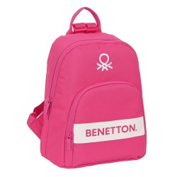 Casual Backpack Benetton Raspberry Fuchsia 13 L