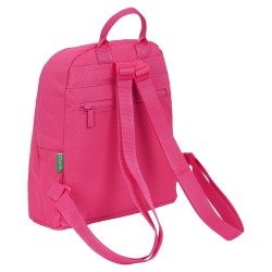 Casual Backpack Benetton Raspberry Fuchsia 13 L