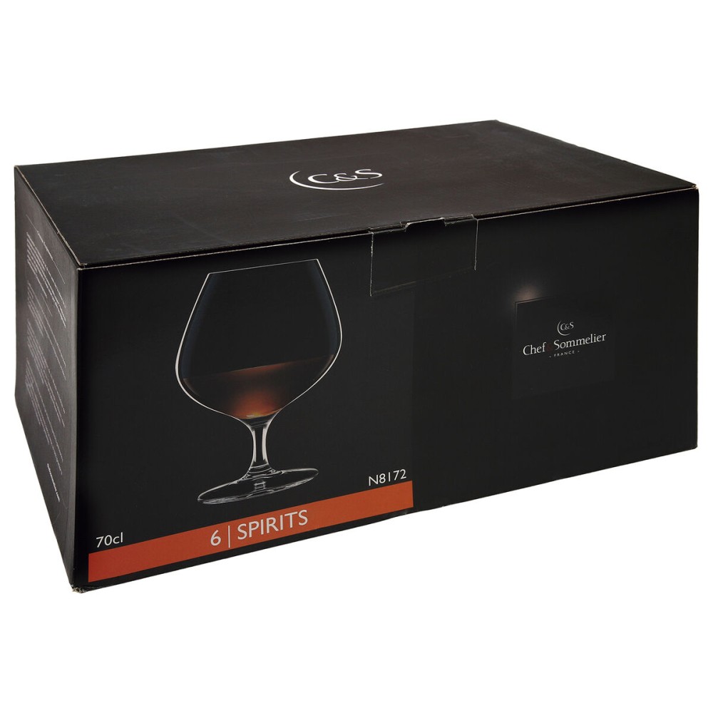 Set de Verres Chef&Sommelier Spirits Liqueur Transparent verre 720 ml (6 Unités)