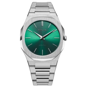 Men's Watch D1 Milano SCARABEO Green Silver (Ø 40 mm)