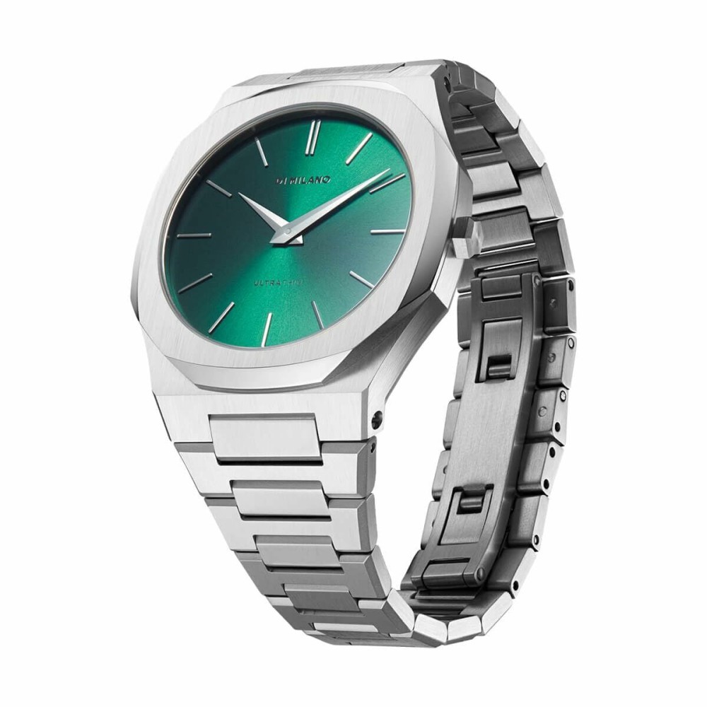 Montre Homme D1 Milano SCARABEO Vert Argenté (Ø 40 mm)