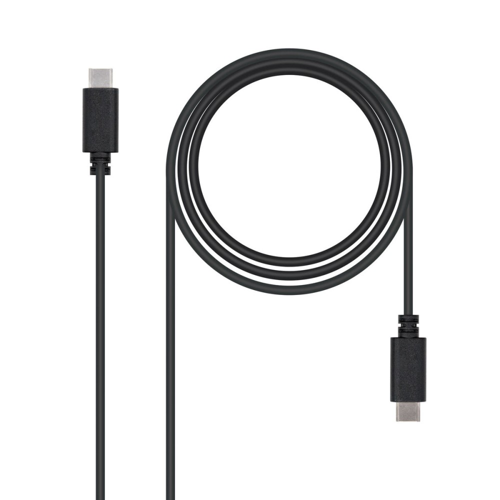 USB-Kabel NANOCABLE 10.01.2301 Schwarz 1 m