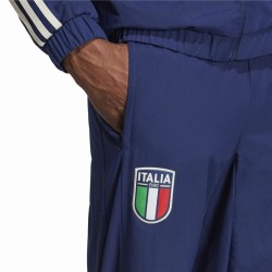 Football Training Trousers for Adults Adidas Italia Blue Men