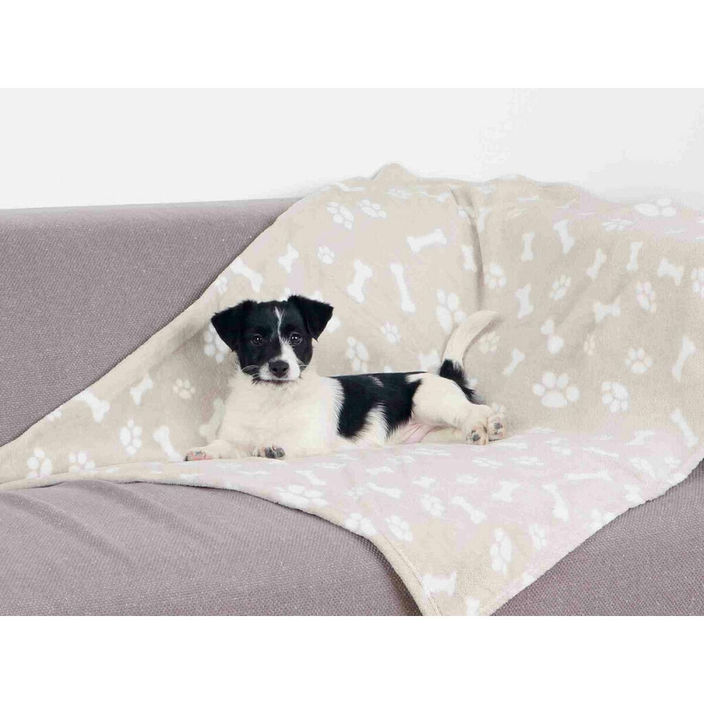 Pet blanket Trixie Kenny Beige Polyester 100 × 75 CM