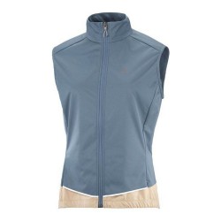 Gilet Femme Salomon Light Shell Bleu clair