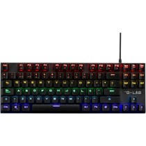 Clavier pour jeu The G-Lab KEYZ-MERCURY TKL/SP Noir