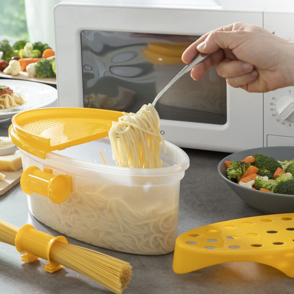 4-in-1 Microwave Pasta Cooker with Accessories and Recipes Pastrainest InnovaGoods