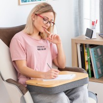 Bureau Portatif avec Plateau de Rangement Larage InnovaGoods