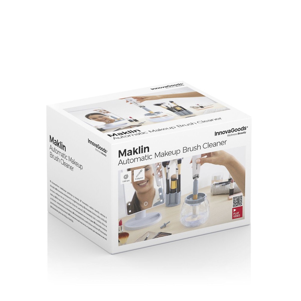 Nettoyeur et Séchoir Automatique pour Pinceaux de Maquillage Maklin InnovaGoods