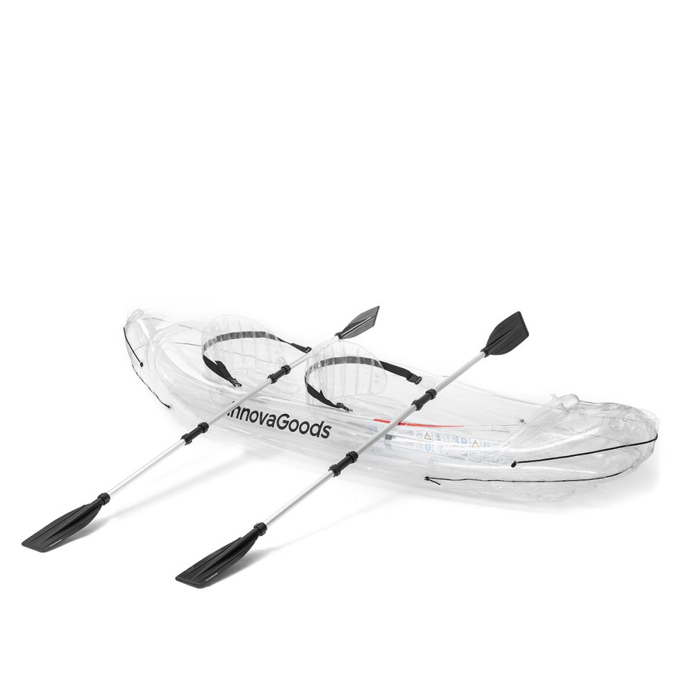 Inflatable Transparent Kayak with Accessories Paros InnovaGoods 312 cm 2 places