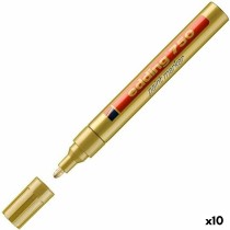 Dauermarker Edding 750 Gold 10 Stück 2-4 mm (10 Stück)