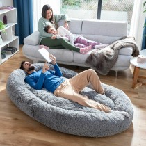 Hundebett für Menschen  Human Dog Bed XXL InnovaGoods Grey