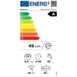 Waschmaschine Electrolux EW6F5943FB 9 KG 1400 RPM Weiß 9 kg