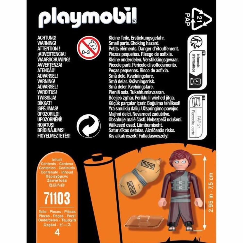 Figur Playmobil Gaara 4 Stücke