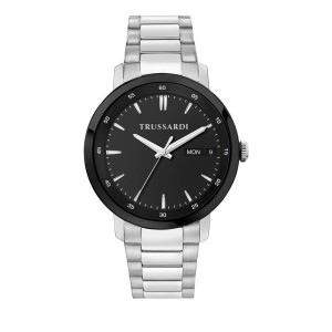 Montre Homme Trussardi R2453147015 Noir Argenté (Ø 41 mm)