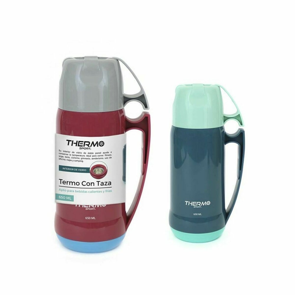 Travel thermos flask ThermoSport Multicolour 12 Units