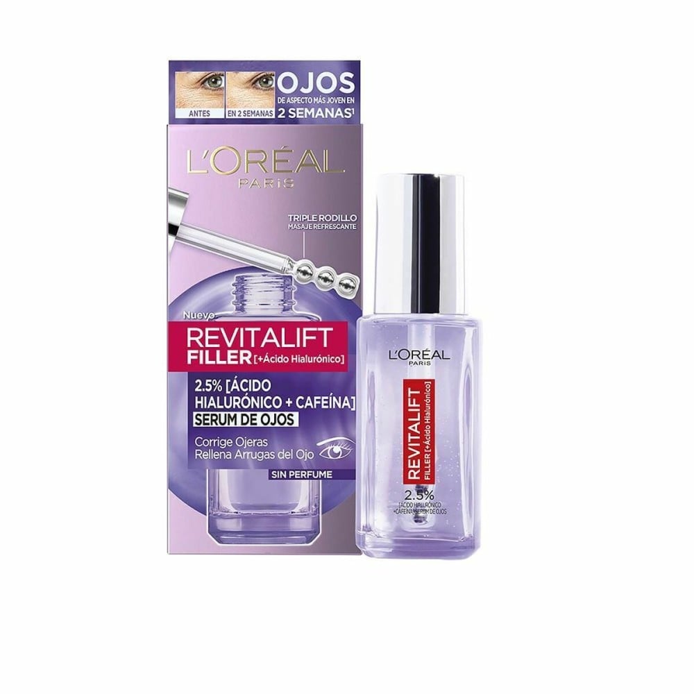 Augenkontur-Serum L'Oreal Make Up Revitalift Filler Augenringe Anti-Falten 20 ml