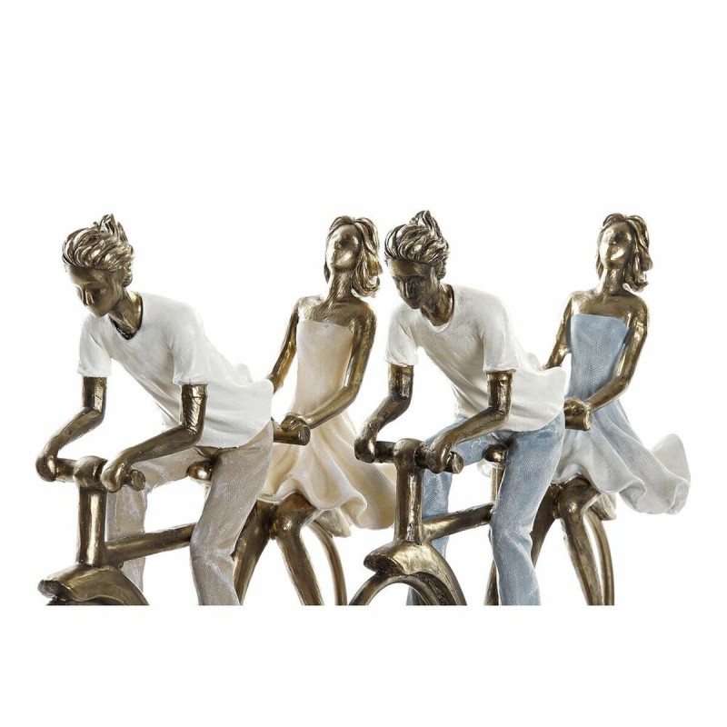 Figurine Décorative DKD Home Decor 27 x 9,5 x 23 cm Cuivre Couple (2 Unités)