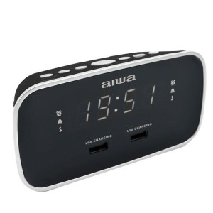 Radio-réveil Aiwa CRU19BK Noir