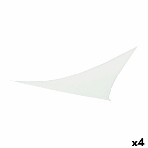 Voiles d'ombrage Aktive Triangulaire Blanc 360 x 0,5 x 360 cm (4 Unités)