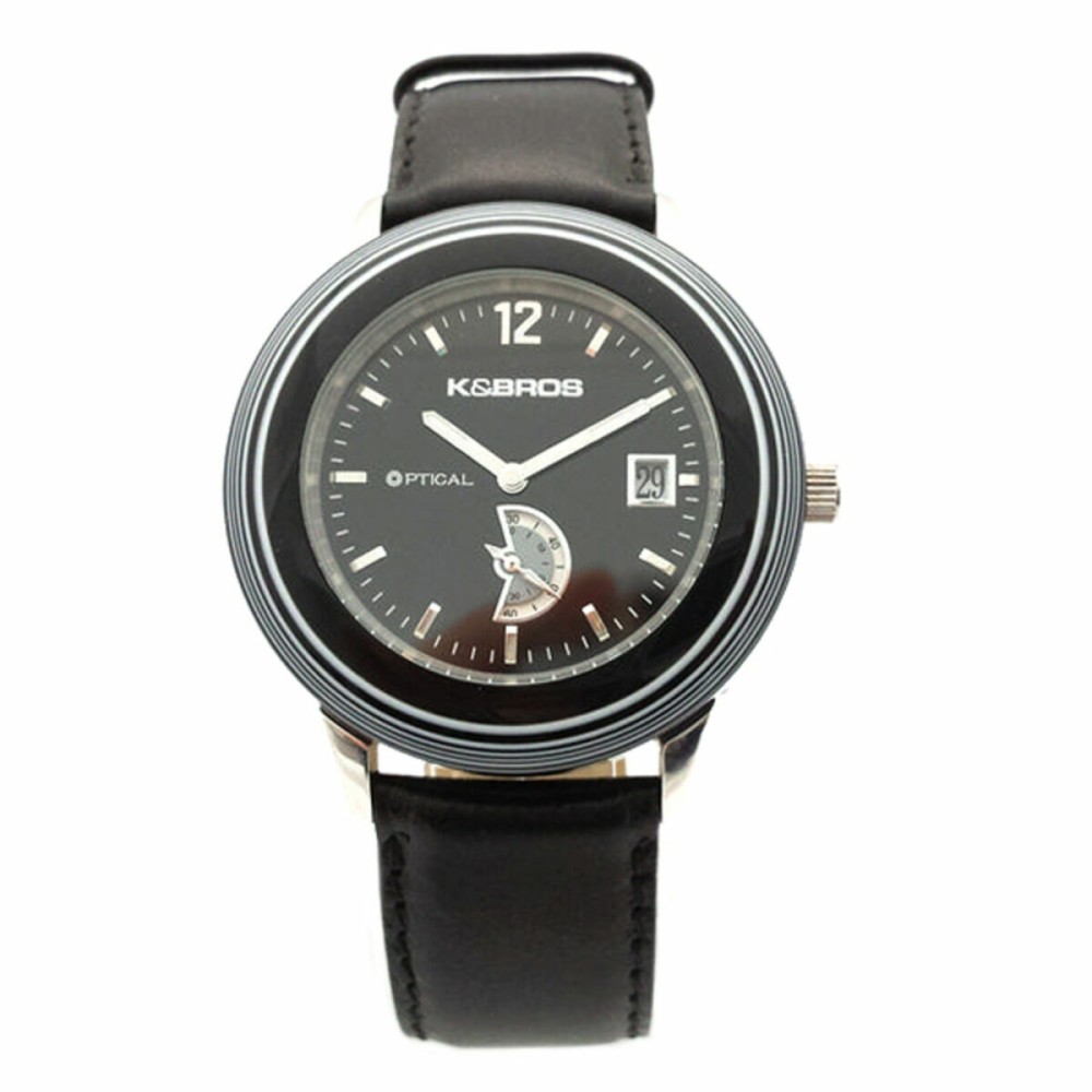 Herrenuhr K&Bros 9431-1-600 Schwarz