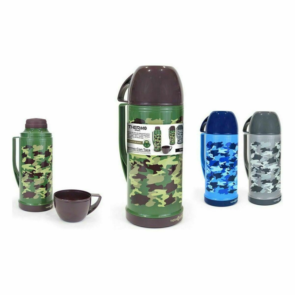 Travel thermos flask ThermoSport Multicolour 12 Units