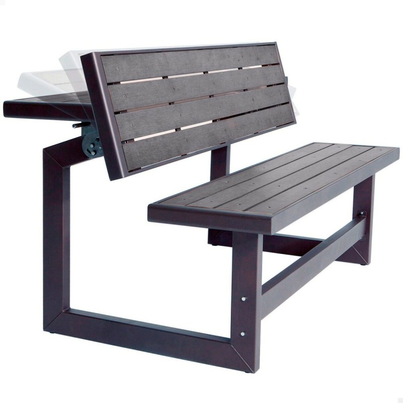 Banc avec Dossier Lifetime Table Gris Convertible